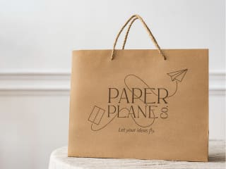 Paper Plane Stationary Branding
