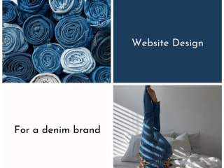 Website Design for a denim brand 