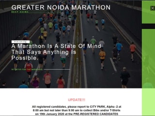 Marathon Registration Website