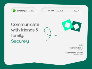WhatsApp case study | UX Research | Design UI solution :: Behan…