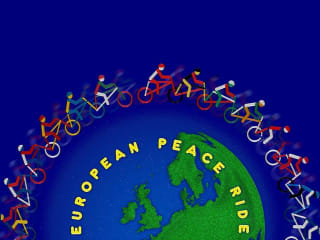 Proposal poster A1 for "European Peace Ride 2024"