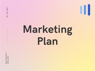 Every product needs a marketing plan