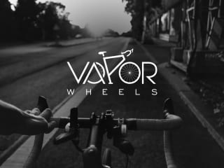 Vapor Wheels Logo and Brand Identity Design