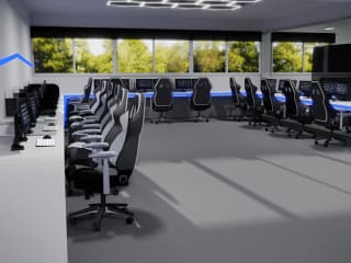 3D Interior design: Multimedia classroom