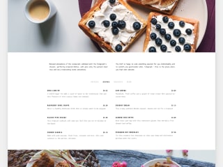 Telegraph – Minimal Restaurant Website