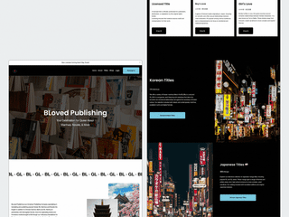 BLoved Publishing · Squarespace E-Commerce Site Redesign