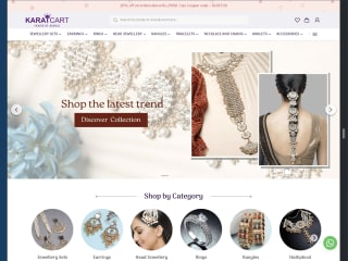 E-commerce website for jewellery brand