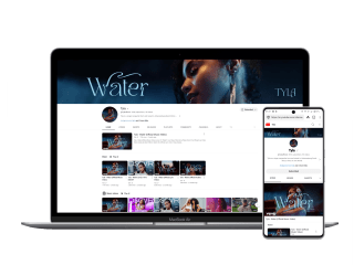 Tyla Water Branding + Music Video Identity Redesign Concept