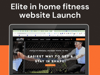 Elite in home fitness Wix website design & development