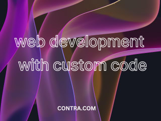 web development with custom code