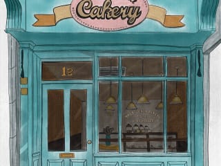 Cute Bakery Shop Front: Behance