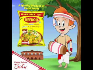 2D Animated Social media Post for Keekoo Noodles