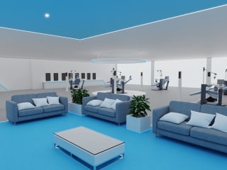 3D Interior design: Foquim Dental 