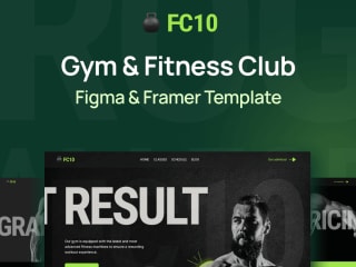 Gym & Fitness Website - Framer Template