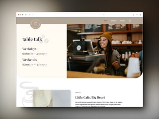 A Cute Website for A Cute Cafe - Framer Design