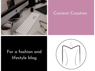 Content Creation for a Fashion and Lifestyle Blog