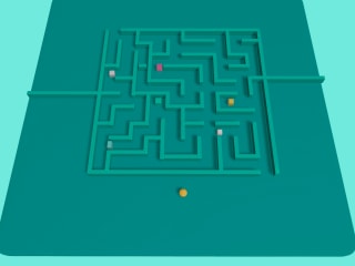 Interactive Maze puzzle with Spline