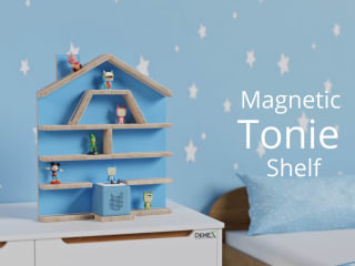 Magnetic Tonie Shelf - A Playful Project