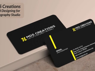 Business Card Designing for Photography Studio