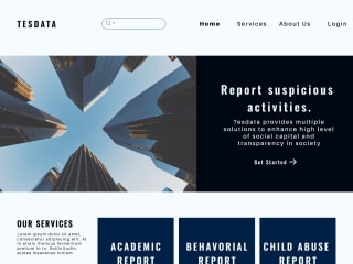 TESDATA -Website redesign