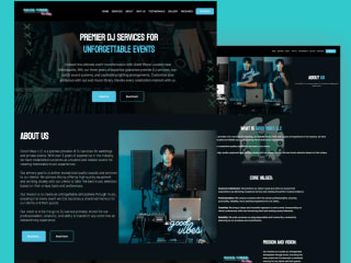 Vibes LLC: Website for dj Company