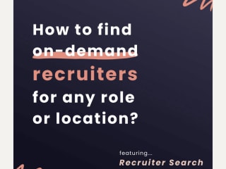 How to find on-demand recruiters for any role or  location? 
