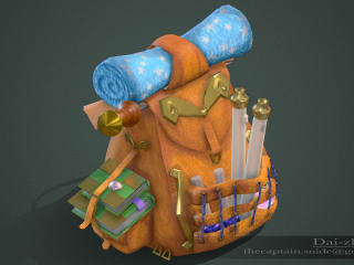 Fantasy Satchel - 3D model by Dai-zha (@CaptainSnide)