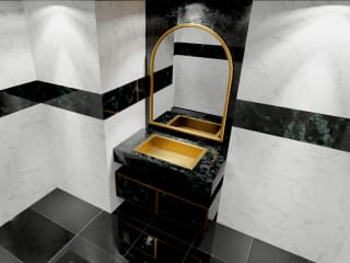 Interior Bathroom Design.