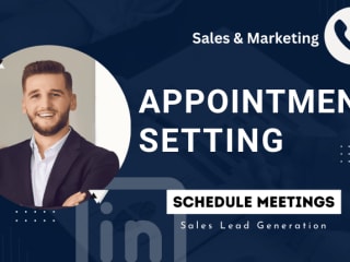 I will do appointment setting, lead generation and sales closing