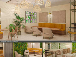 
Interior Design for the "Jungle" Lounge Bar