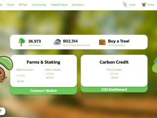 TreeDefi - The first eco-friendly DeFi project.