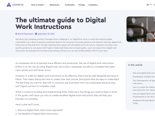 The Ultimate Guide to Digital Work Instructions