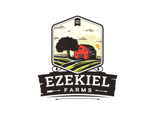 Hand-drawn Vintage Logo Design for a Family Farm