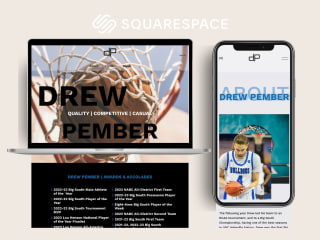 Drew Pember - Squarespace Website