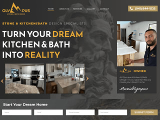Olympus Kitchen & Bath Website Redesign