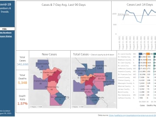 St. Louis Area Covid Data
