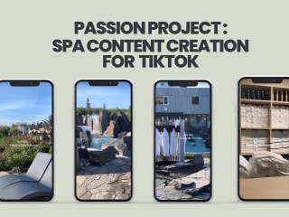Spa Experience  | TikTok Video Creation 