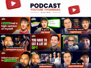 Podcast YouTube Video Thumbnails :: Behance