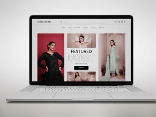 Fashion Brand Landing Page :: Behance