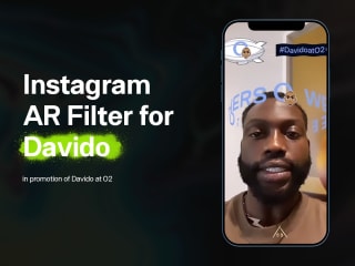 Instagram AR filter for Davido