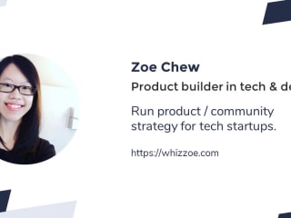 Home / ✌️ I’m Zoe Chew, Product Builder.