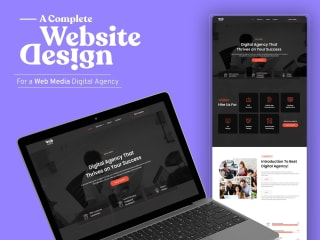 WebMedia Digital Agency Website Redesign