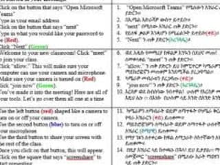 English to Amharic Translation 