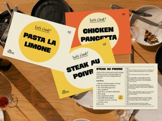 Visual Identity for Cooking Masterclass