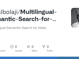 Multilingual Semantic Search for Video