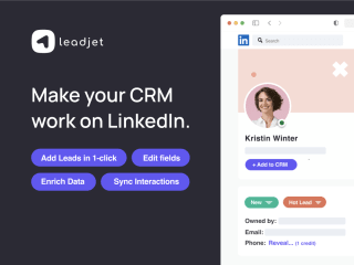 Leadjet: Make your CRM work on LinkedIn