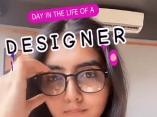 AR filter "Day in the life of a Designer" 🎨
