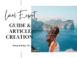 Local Expert Guide & Article creation for wayaway.io