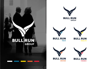 Bull Run Group Logo Design