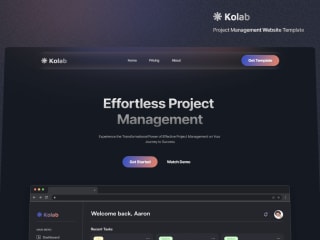 Kolab - Project Management Website Template
